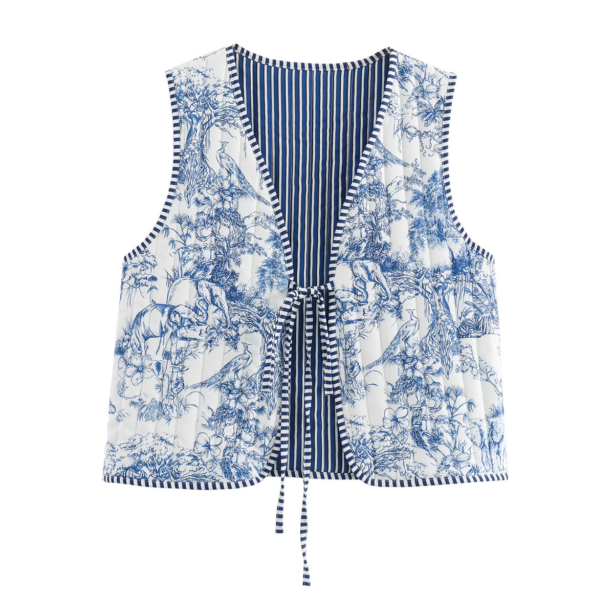 Women's Elegant Pretty Street Fashion Double-sided Vests