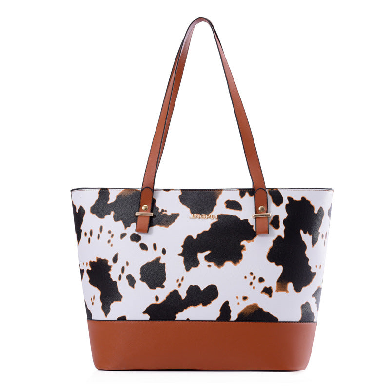 Women's Fashionable Large Capacity Printed Mother Handbags