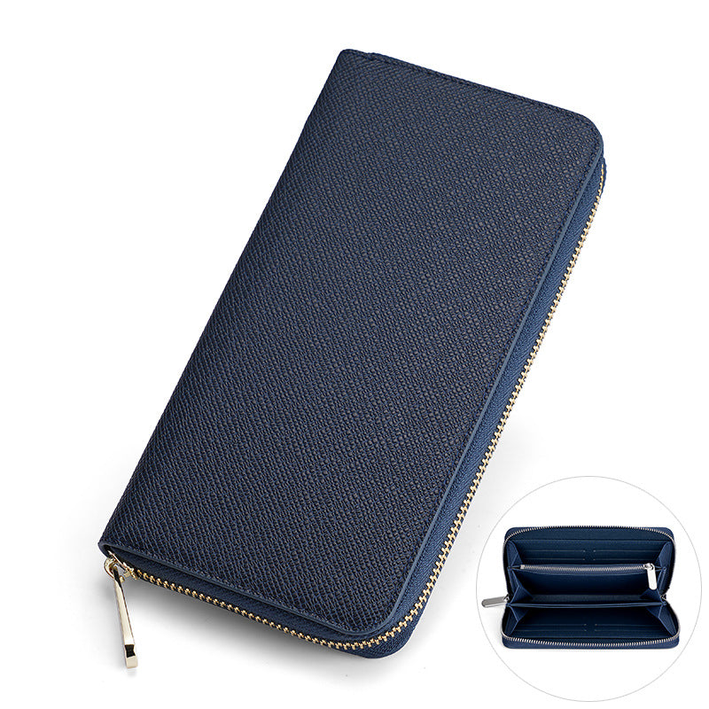 Women's & Men's Long Fortune Cloth Cross Pattern Fashion Men's Wallets