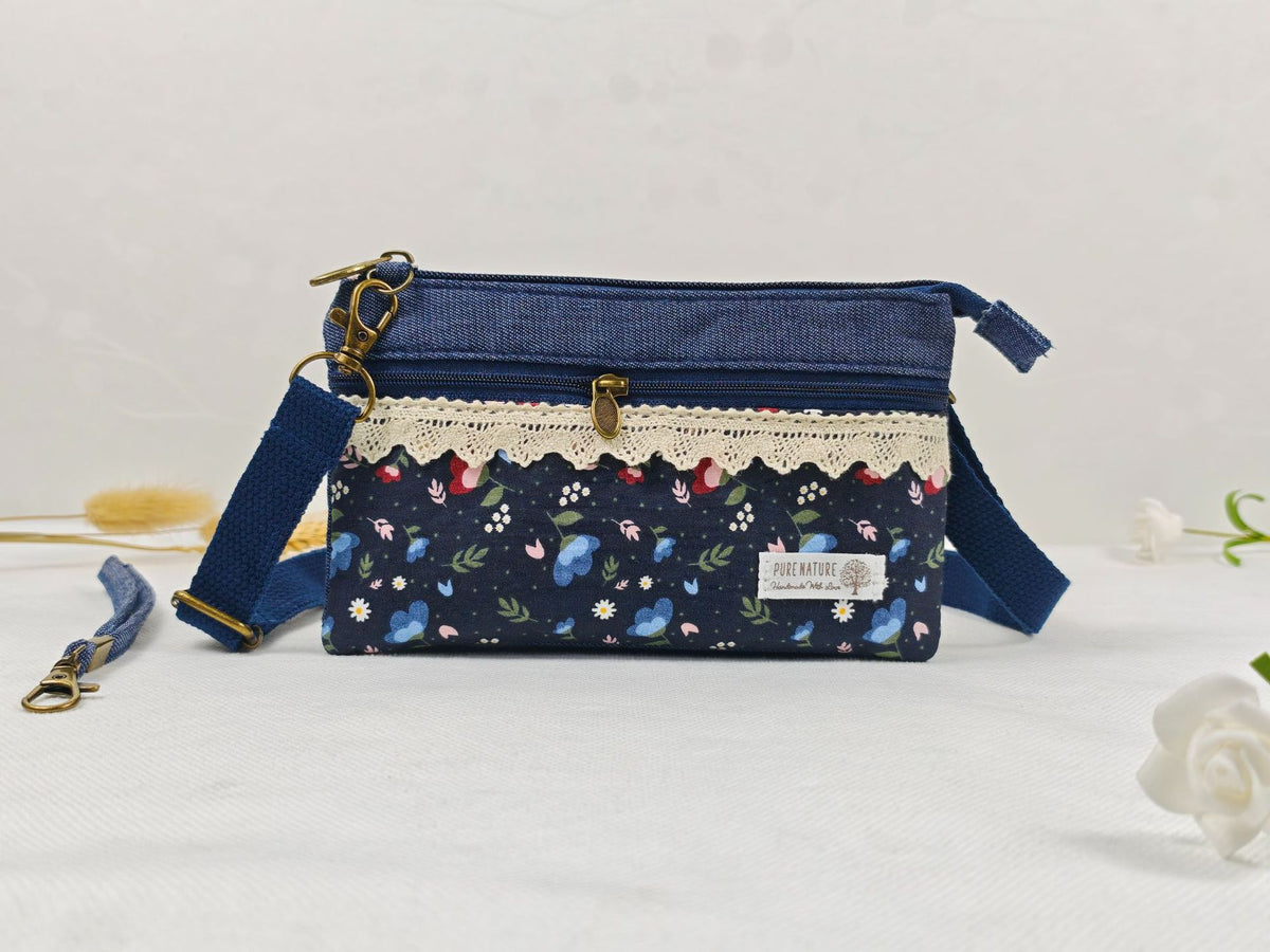 Women's Domestic Sales Fashion Fabric Pastoral Style Cotton Women's Messenger Bag