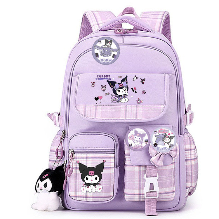 Female Cartoon Cute Portable Burden Alleviation Backpacks