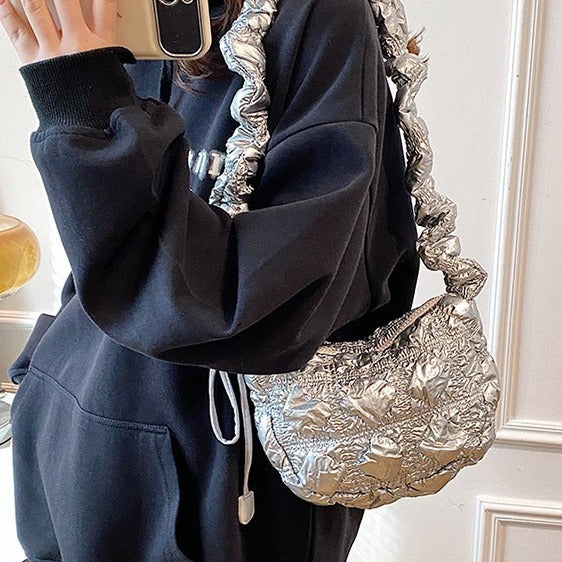 Minority Mini Cloud High Sense Sier Crossbody Bags