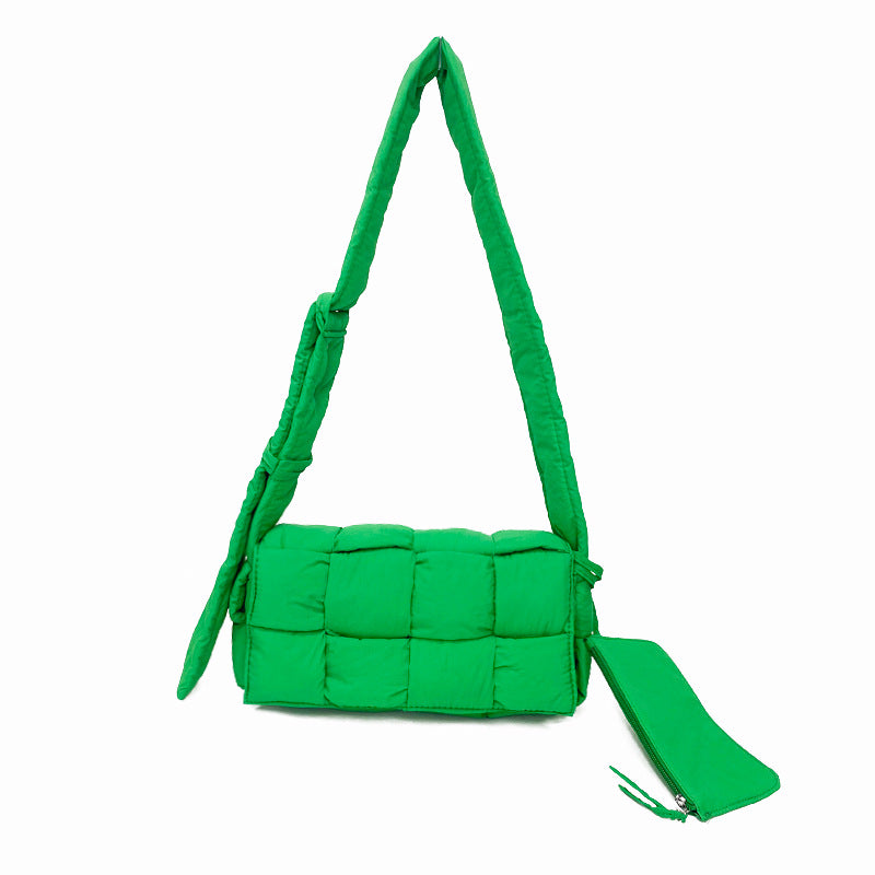 Sponge Down Woven Pillow Design High-grade Crossbody Bags