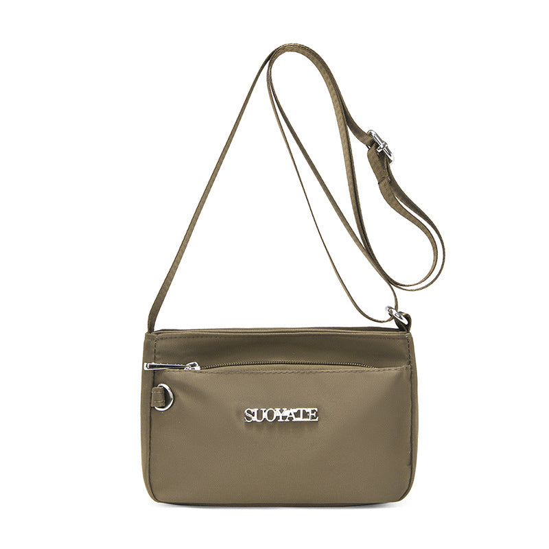 Women's Large Capacity Mom Nylon Solid Color Underarm Fashion Women's Messenger Bag