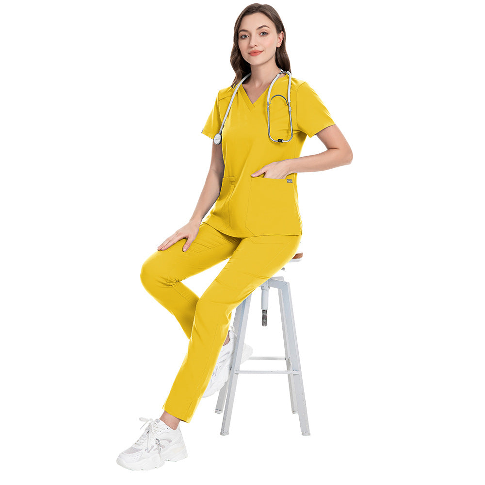 Split Cloth For Nursing Workers Lab Medical Uniform