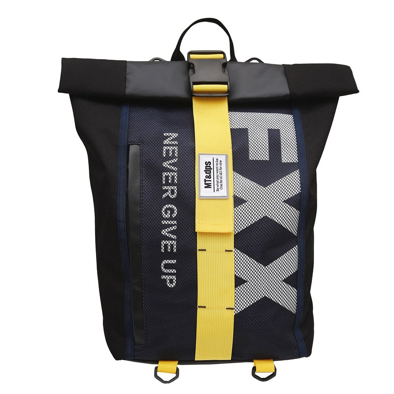 Fashion Unisex Leisure Personalized Contrast Color Backpacks