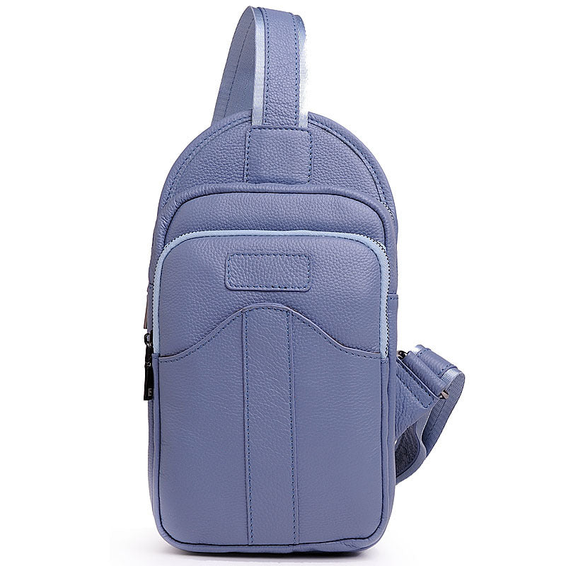 Women's Korean Fashion Cowhide First Layer Genuine Waist Packs