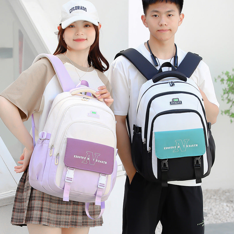 Female Junior Korean Primary Grade Portable Elementary School Students' Schoolbags