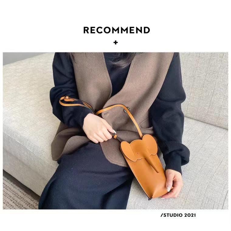 Autumn Genuine Leather Elephant High-grade Mini Bags