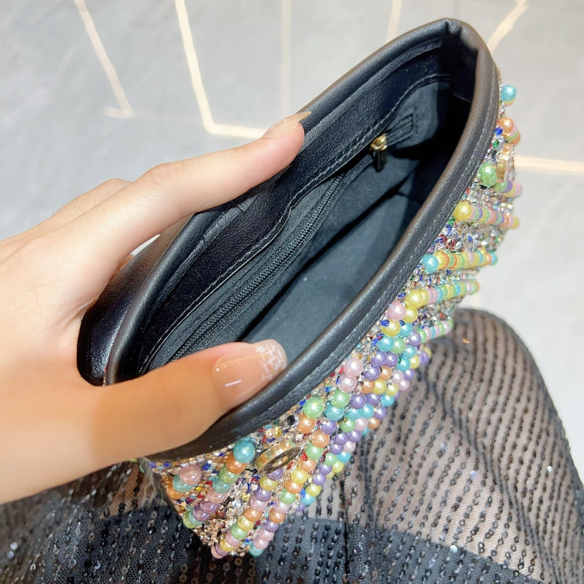 Full Diamond Clutch High-grade Banquet Underarm Handbags