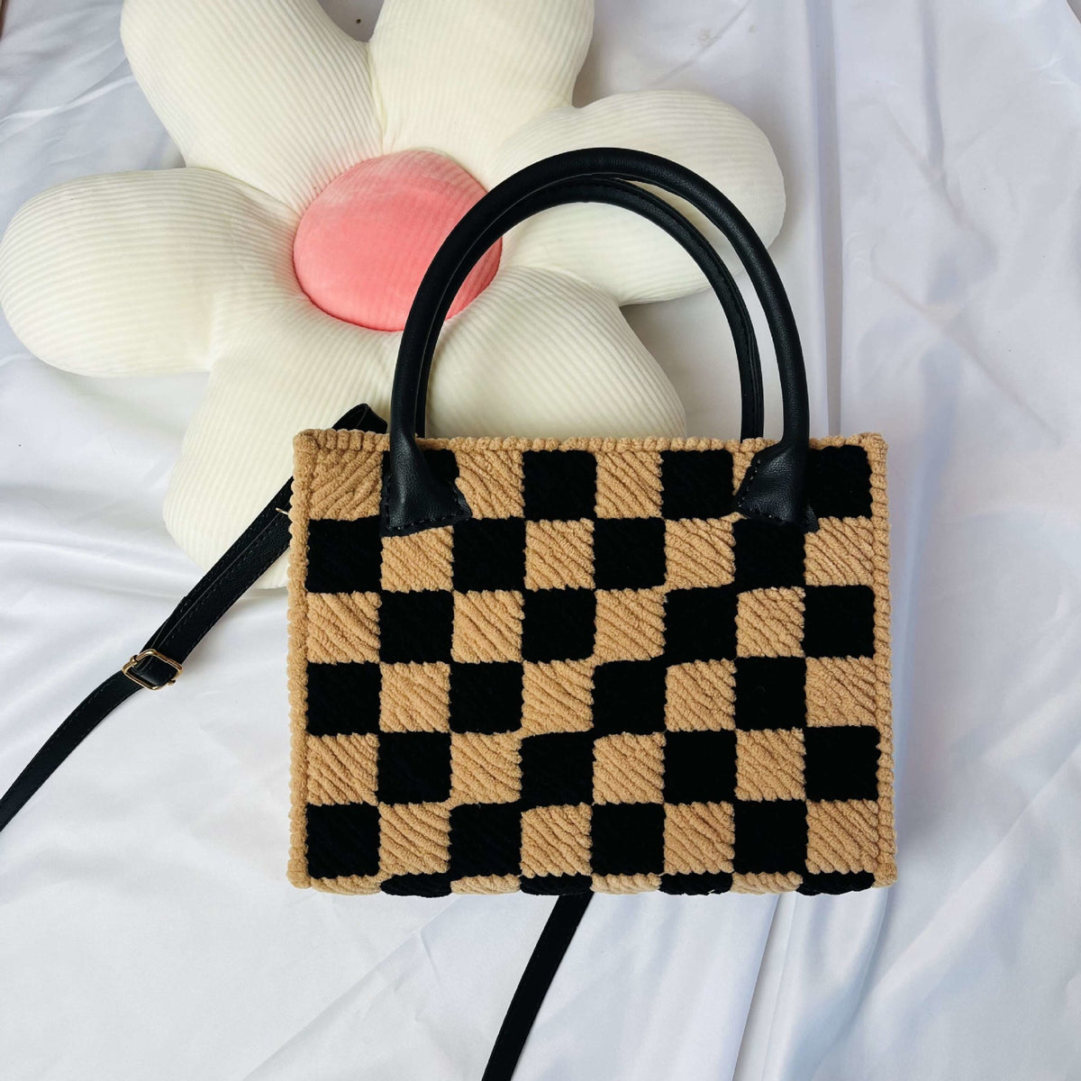 Computer Handmade Woven Material Kit Mesh Women's Handbag
