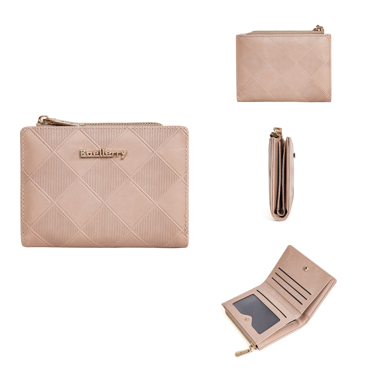 Cool Women's High-grade Diamond Zipper Fashion Ladies Wallet