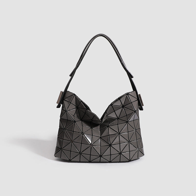 Trendy Style Underarm Commuter Geometric Rhombus Crossbody Bags