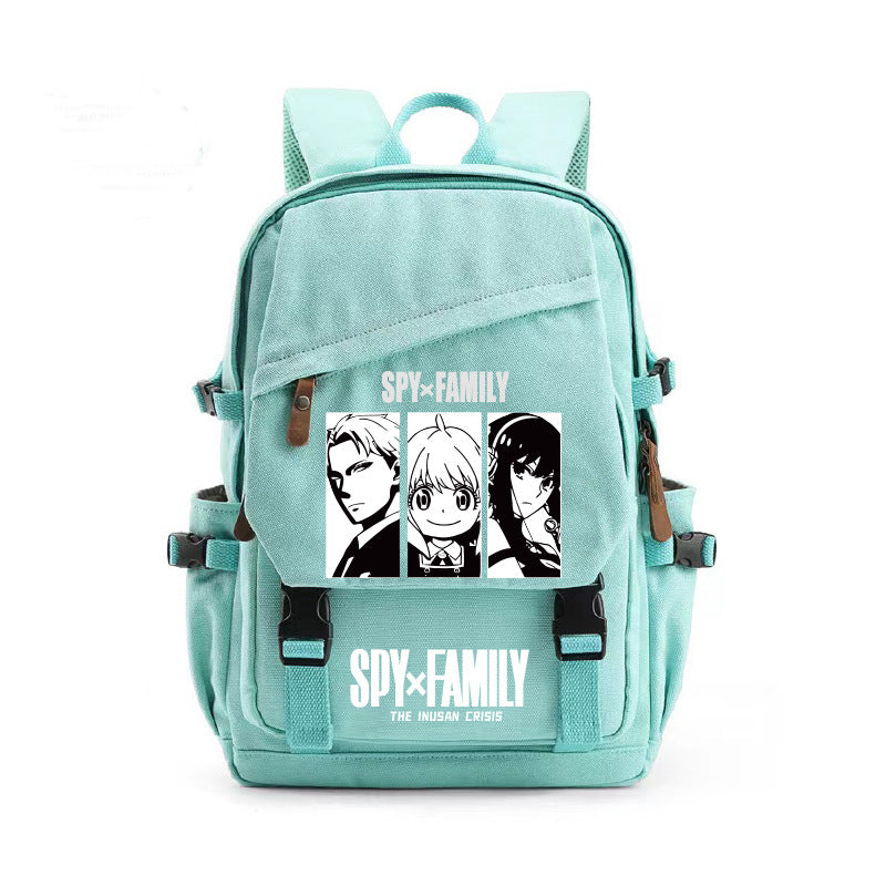 Anime Spy Play House No Canvas Backpacks