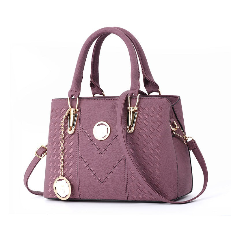 Women's Korean Embroidered Fashionable Simple Big Featured Bags