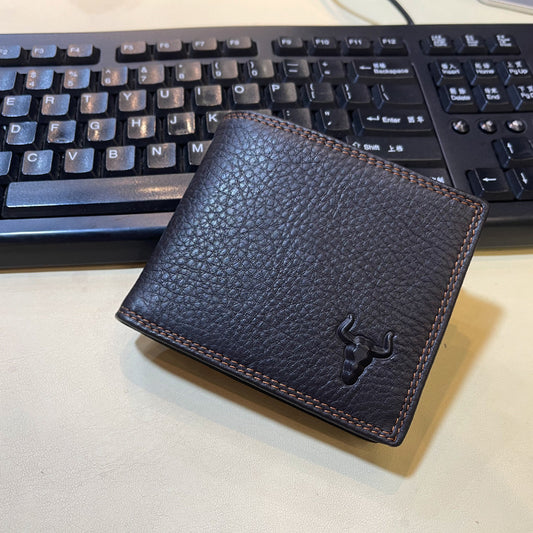 Men's Leather Horizontal Plus Circumference Multiple Slots Men's Wallets