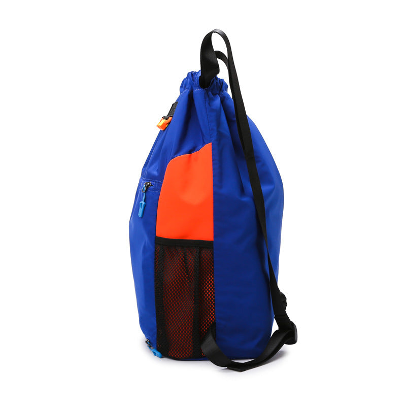 Basketball Nylon Male Female Solid Color Sports Backpacks
