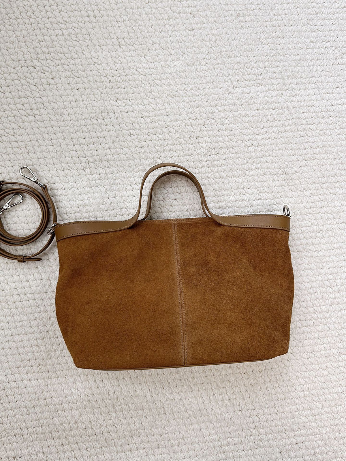 Women's Niche Frosted Cowhide Idle Style Retro Handbags