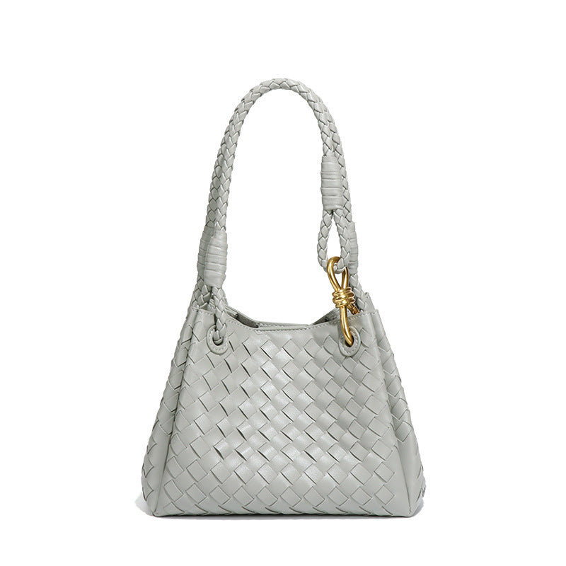 Women's Vintage Weave Hand Carrying Parachute Two-piece Set Women's Handbag