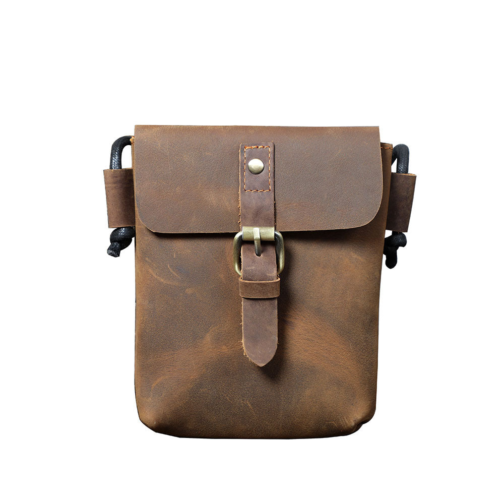 Simple Mobile Crazy Horse Leather Everyday Phone Bags