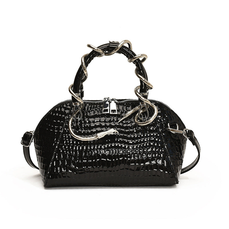 Women's Pattern Personality Retro Easy Matching Portable Shoulder Bags