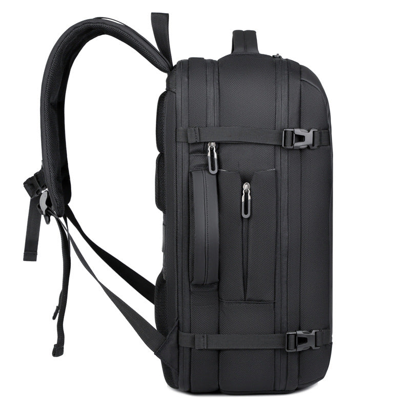 Men's Business Commute Large Capacity Scalable Multifunctional Backpacks