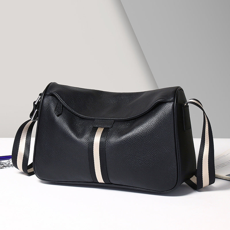 Men's Large Capacity Horizontal Business Commuter High-grade Men's Shoulder Bags