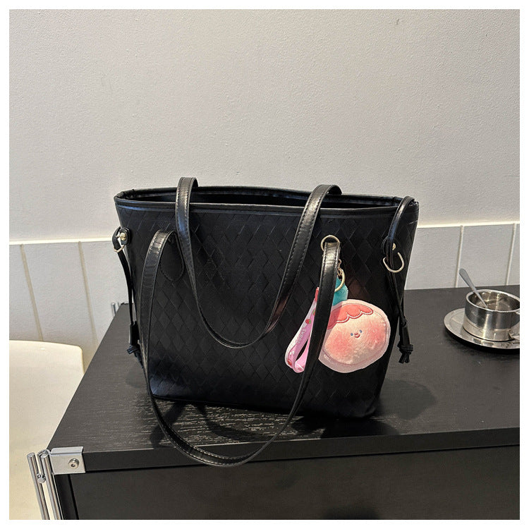 Pendant Female Commute Minimalist Solid Color Simple Tote Bags