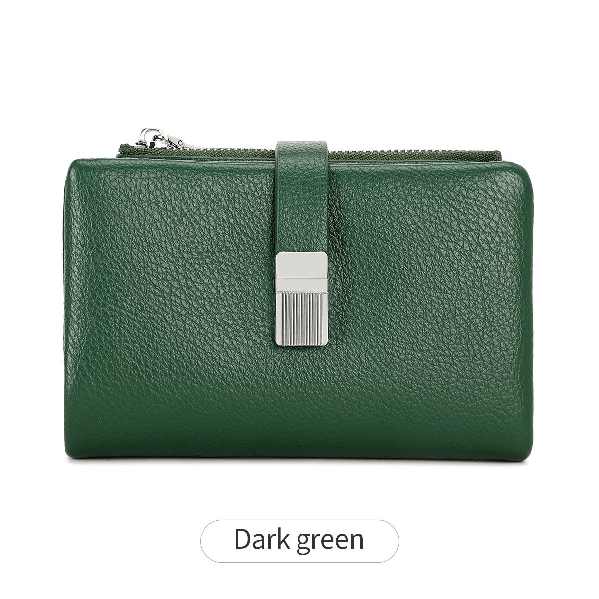 Women's Short Soft Leather Fashion Simple Large Ladies Wallet