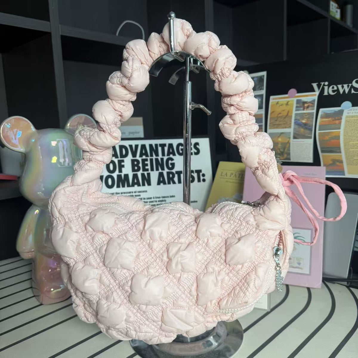 Pleated Cloud Bubble Underarm Lightweight Dumpling Women's Shoulder Bag