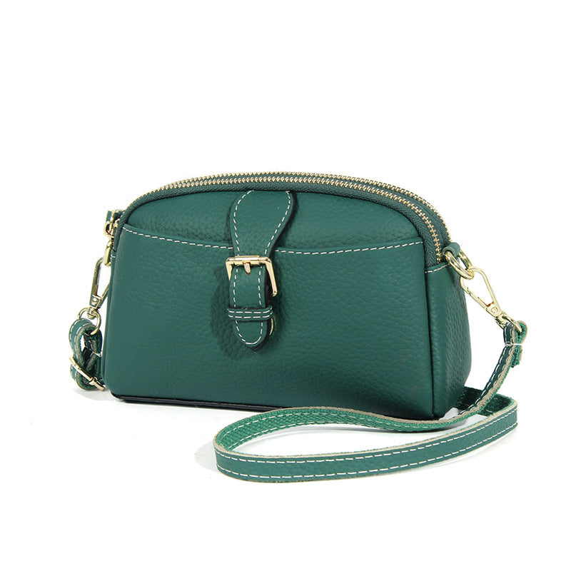 Women's First Layer Cowhide Summer Large Capacity Crossbody Bags