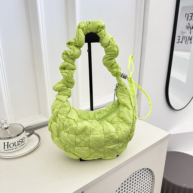 Pleated Cloud Bubble Underarm Lightweight Dumpling Women's Shoulder Bag