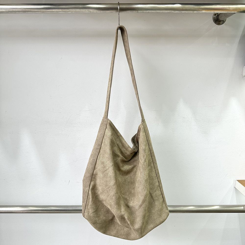 Capacity Idle Style Canvas Fashion Simple Shoulder Bags