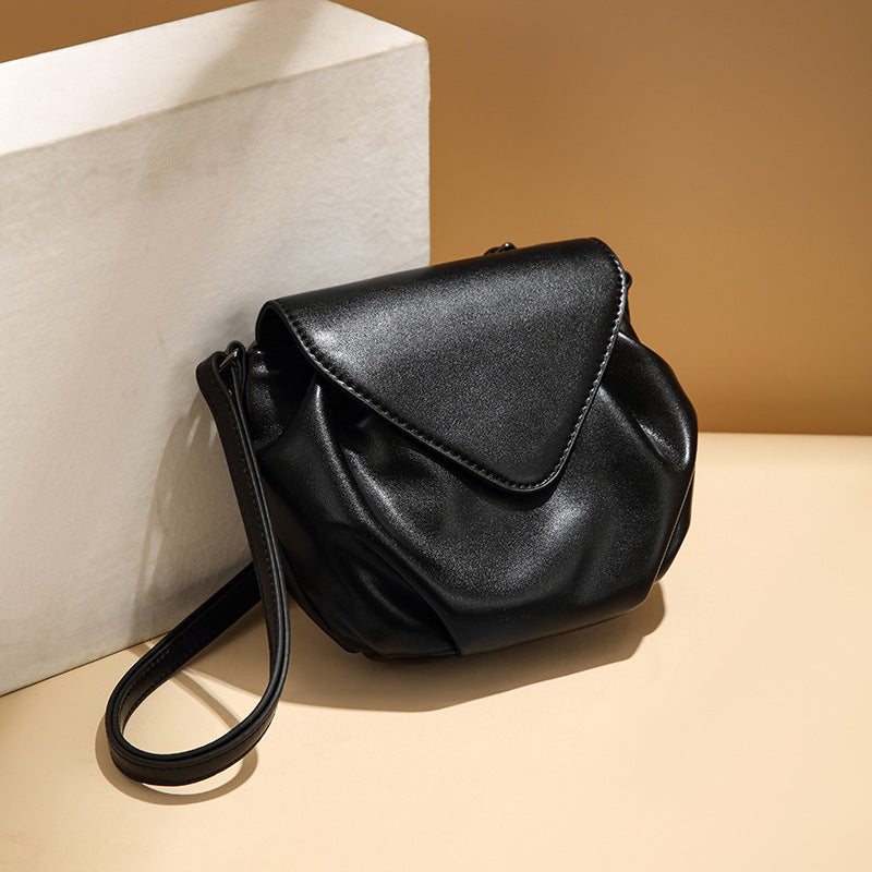 Women's Trendy High-grade Light Luxury Cloud Pleated Women's Messenger Bag