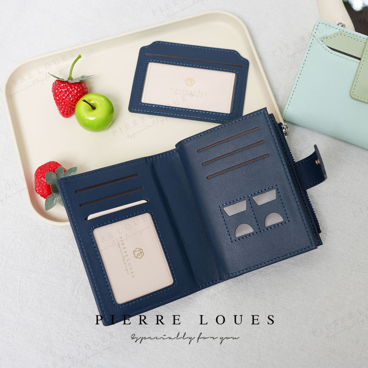 Women's Simple Multiple Slots Short Korean Style High Ladies Wallet