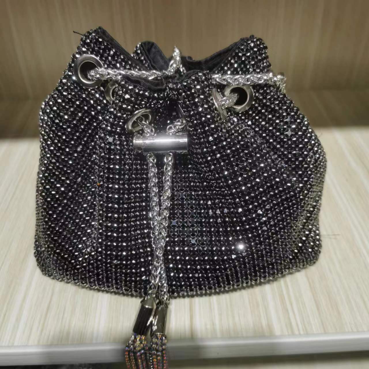 Women's Heron Live Streaming On Tassel Rhinestone Shoulder Bags