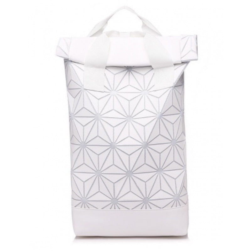 Rhombus Geometric Colorful Single Trendy Portable Backpacks