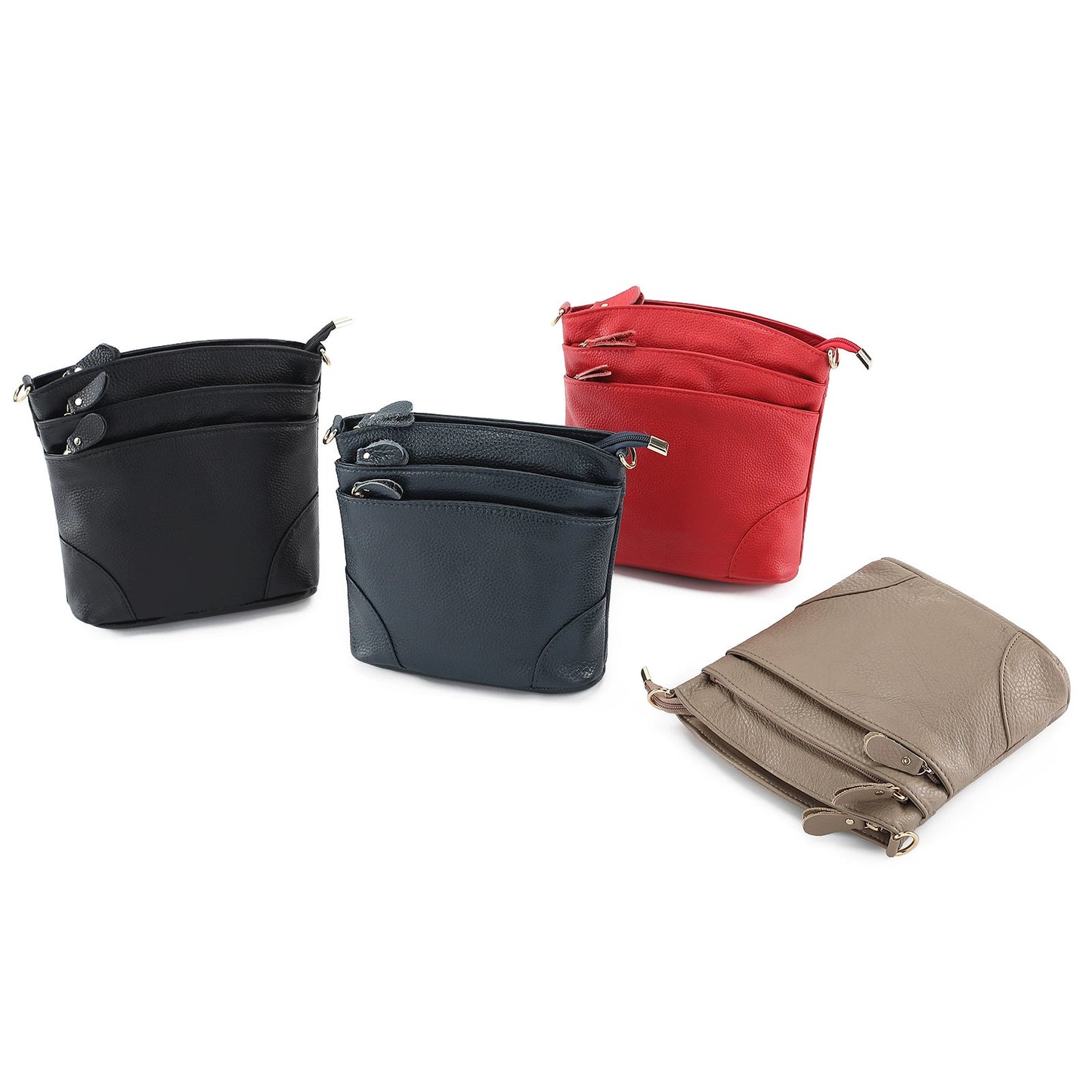 First Layer Cowhide Leather Genuine Mother Bucket Bags