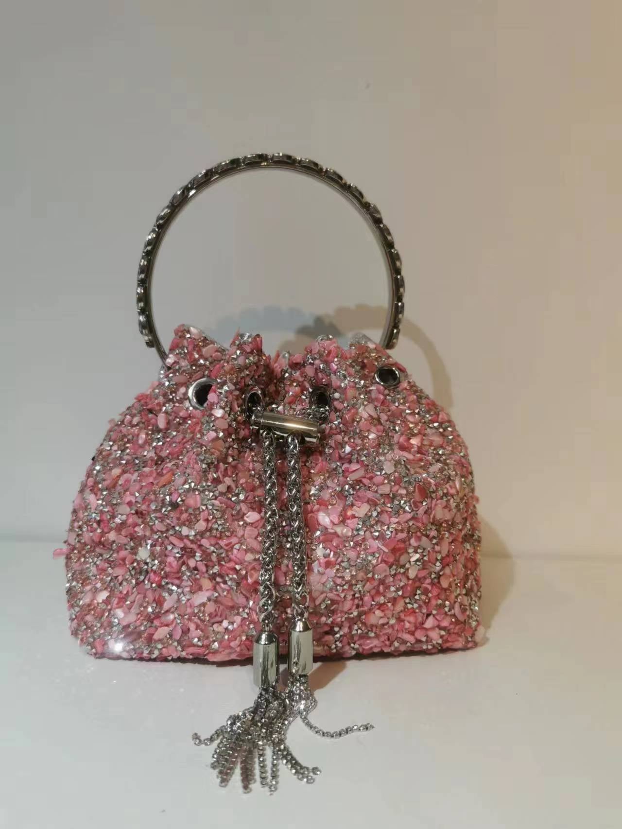 Women's Heron Live Streaming On Tassel Rhinestone Shoulder Bags