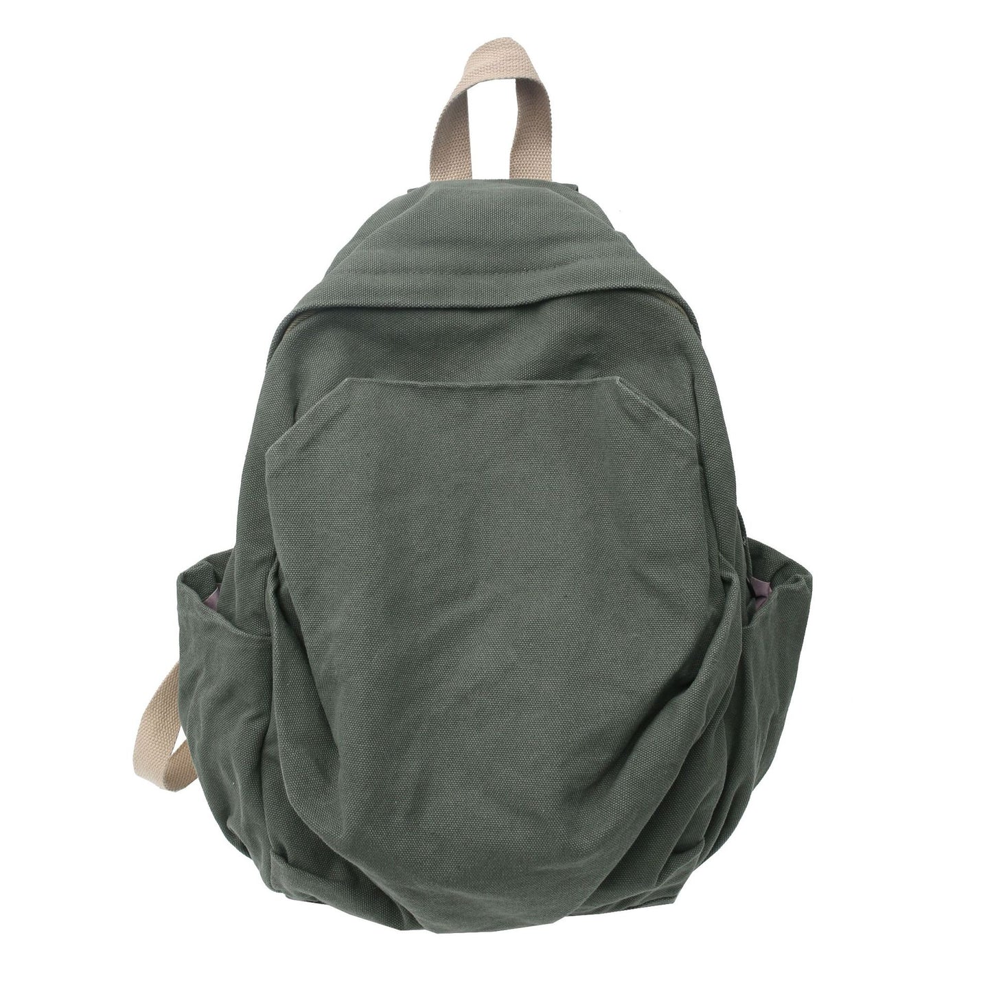 Trend Solid Color Female Class Simple Backpacks