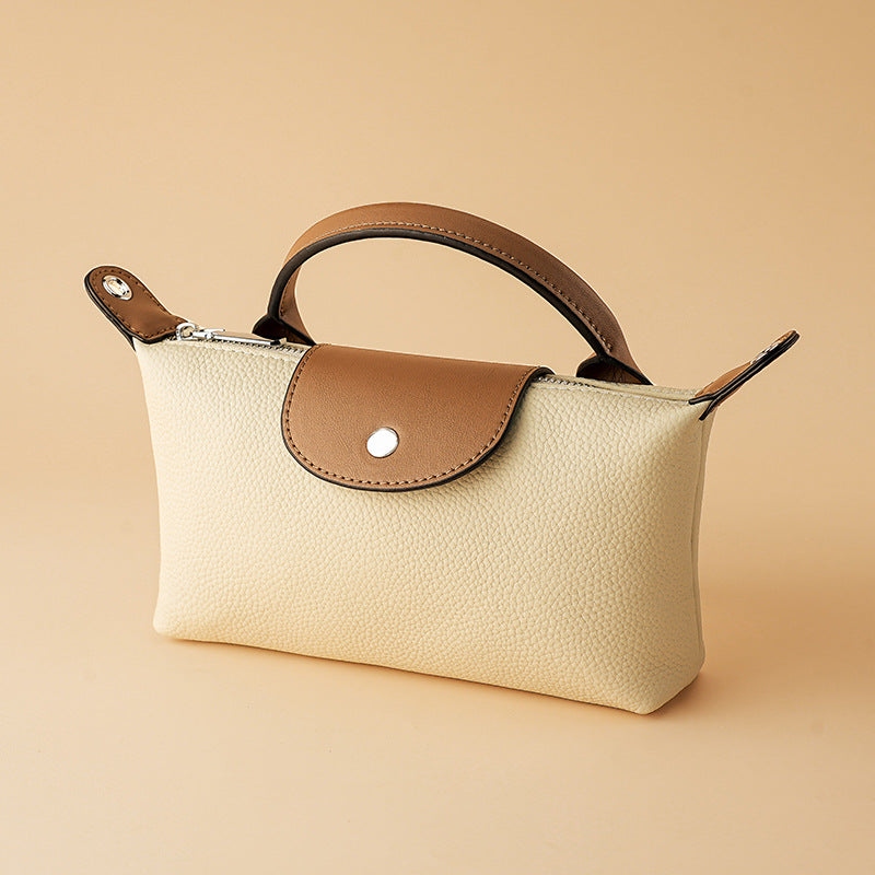 Women's Light Luxury Minority First Layer Leather Purses