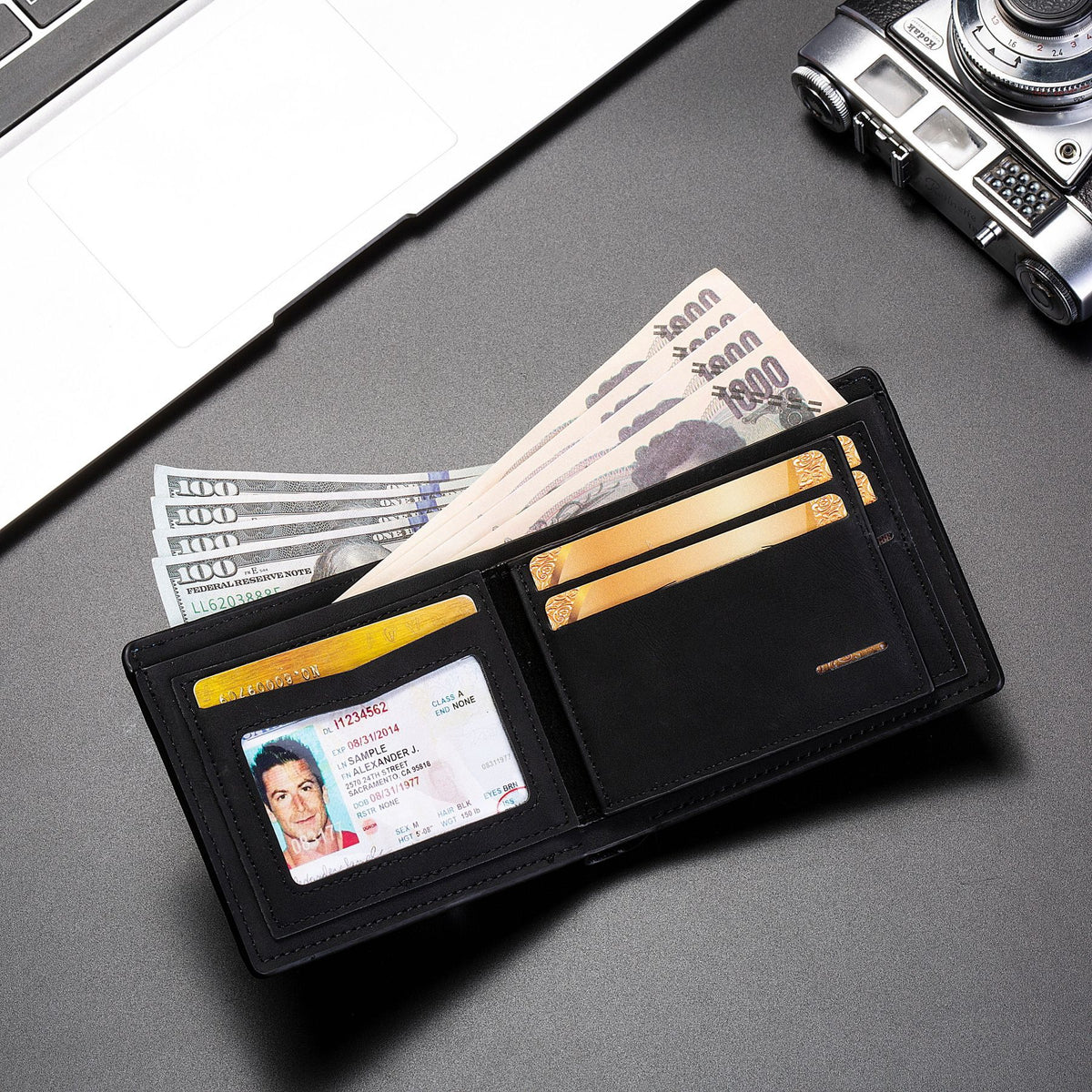Men's Short Business Medium Multiple Slots Men's Wallet