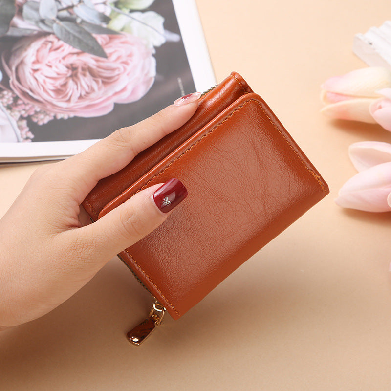 Women's Mini Short Large Capacity Creative Card Holder