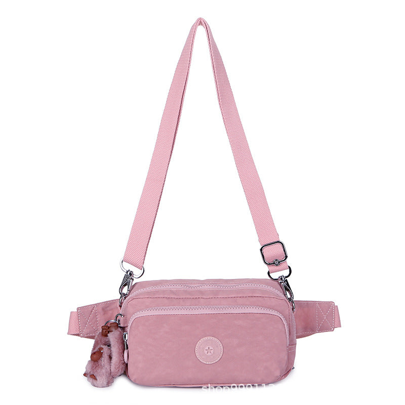 Women's & Men's & Monkey Light Canvas Fashion Trendy Waist Packs