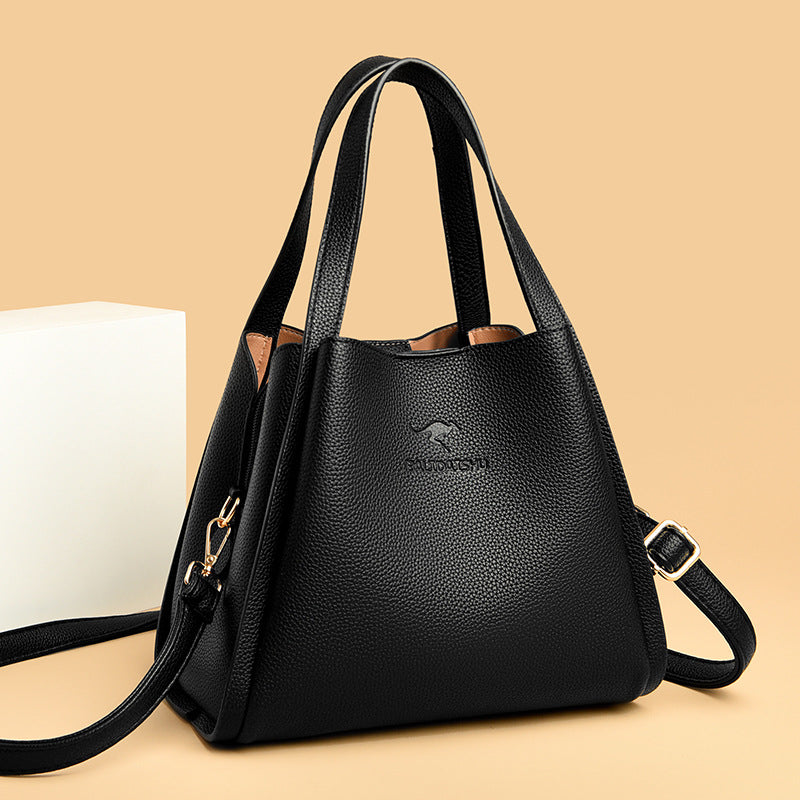 Women's Barrel Fashion Large Capacity Mom Handbags