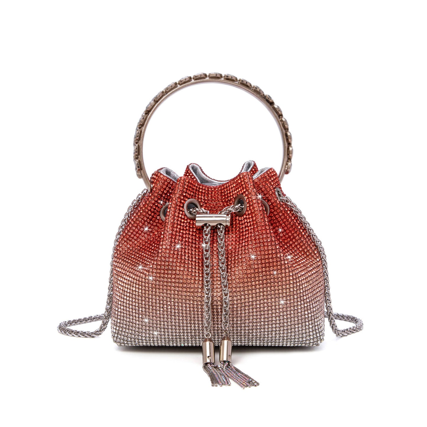 New Shiny Crystal Portable Trendy Dinner Bags