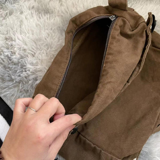 Autumn American Campus Hot Patch Distressed Crossbody Bags