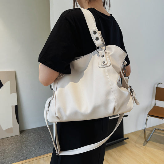 Women's Autumn Korean Style Large Capacity Soft Shoulder Bags