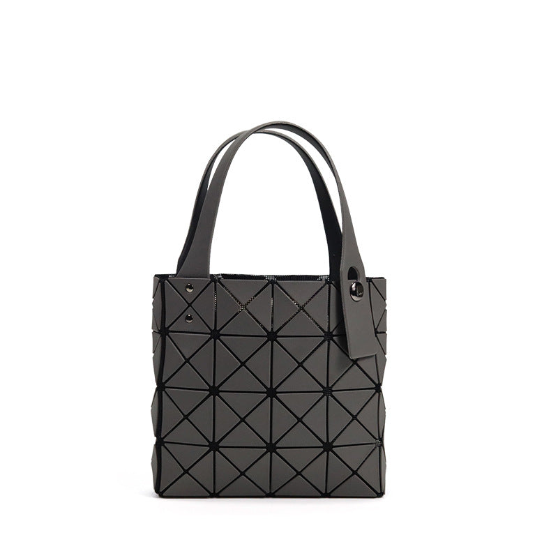 Four Grid Geometric Lifetime Rhombus Hand Handbags