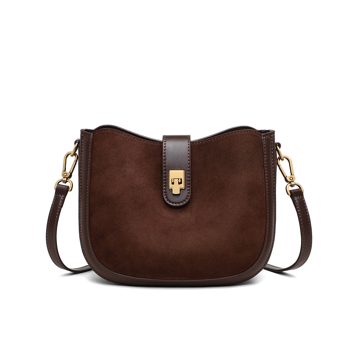Women's Summer Saddle High-grade Suede Retro Women's Shoulder Bag